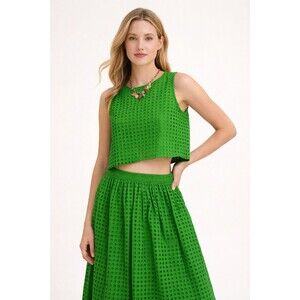 Kate Spade x Target Eyelet Shell Set Size Medium - 2 Piece Set - Skirt & Top